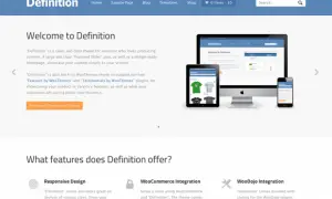 WooThemes Definition WooCommerce Themes