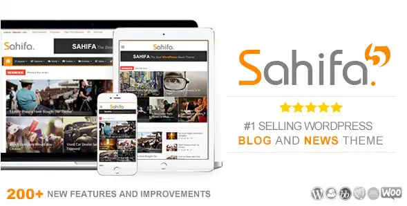 Sahifa – Responsive WordPress News / Magazine / Newspaper Theme 5.8.3