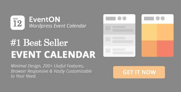 EventOn – WordPress Event Calendar Plugin 4.7.1