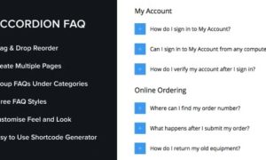 Accordion FAQ WordPress Plugin