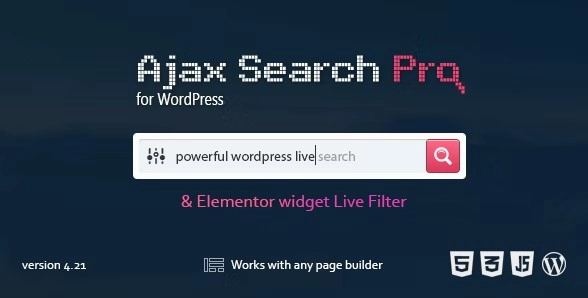 Ajax Search Pro For WordPress – Live Search Plugin 4.26.15