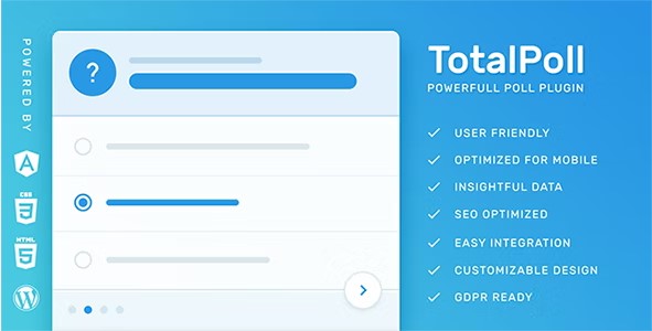 TotalPoll Pro – Responsive WordPress Poll Plugin 4.11.0