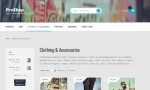 WooThemes Proshop Storefront WooCommerce Theme