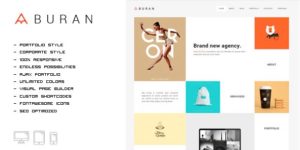 BURAN – Smart Portfolio and Business Theme