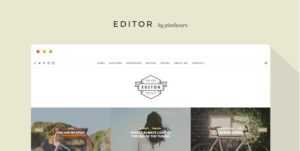 Editor – A WordPress Theme for Bloggers
