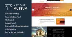 Museum – Responsive WordPress Theme
