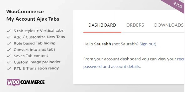 SS WooCommerce Myaccount Ajax Tabs 2.7.0
