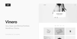 Vinero – Very Clean and Minimal Portfolio WordPress Theme