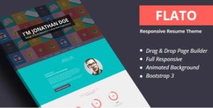 Flatoo – vCard Resume WordPress Theme