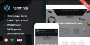 Insomnia – Beautiful and Modern Creative WordPress Theme