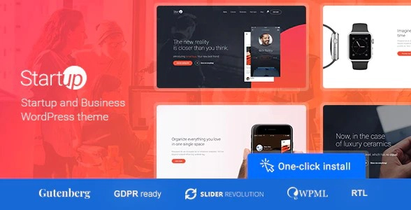 Startup Company – WordPress Theme for Business & Technology 1.1.5