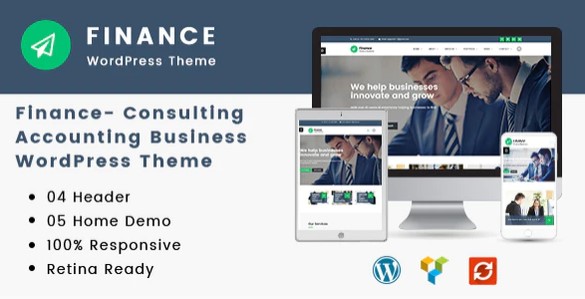 Finance – Consulting Accounting WordPress Theme 1.4.5