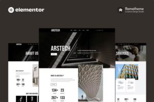 Arstech – Architecture Elementor Pro Full Site Template Kit