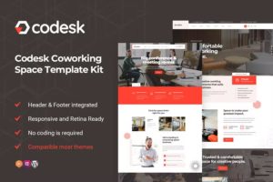 Codesk – Coworking Space Elementor Template Kit
