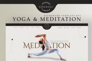 Edelweiss – Yoga & Meditation Elementor Template Kit