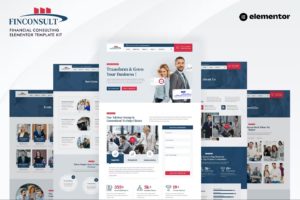 Finconsult – Financial Consulting Elementor Template Kit