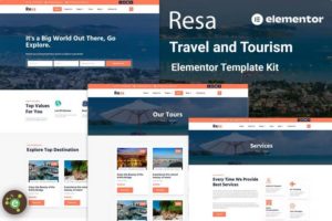 Resa – Travel & Tourism Elementor Template Kit