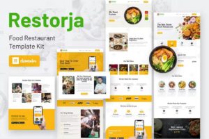Restorja – Restaurant & Food Elementor Template Kit