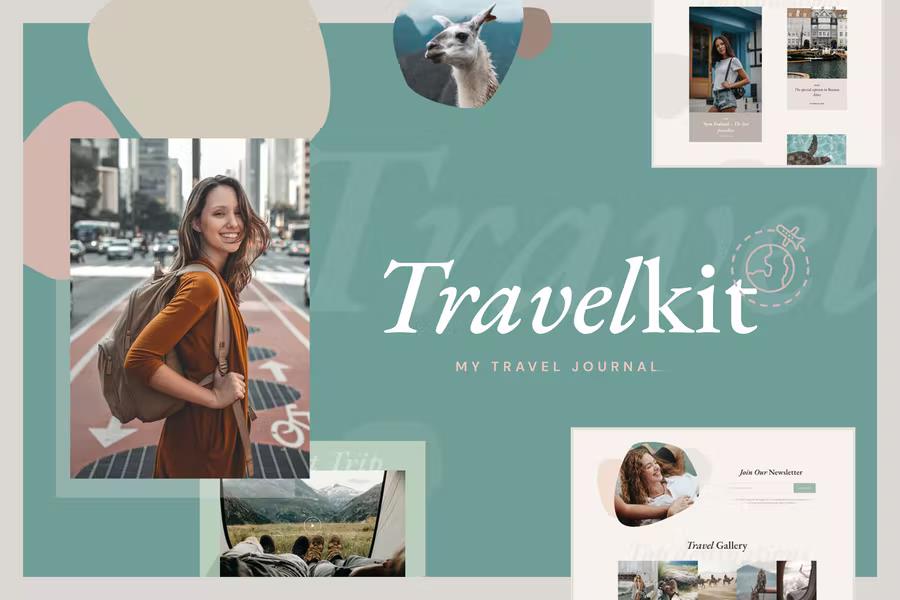 TravelKit – Journal & Blog Template Kit for Elementor Latest Version