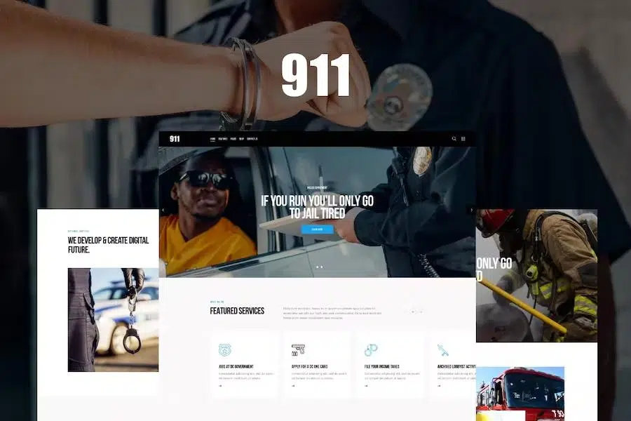 911 – Police Station & Fire Department WordPress Theme 1.3.1