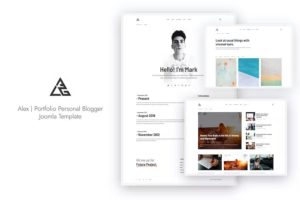 Alex – Portfolio Personal Blogger Joomla 4 Template
