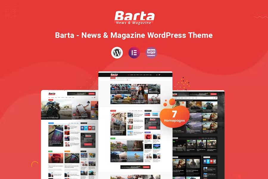 Barta – News & Magazine WordPress Theme 2.0.3