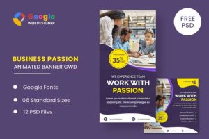 Business Team Animated Banner Google Web Designer