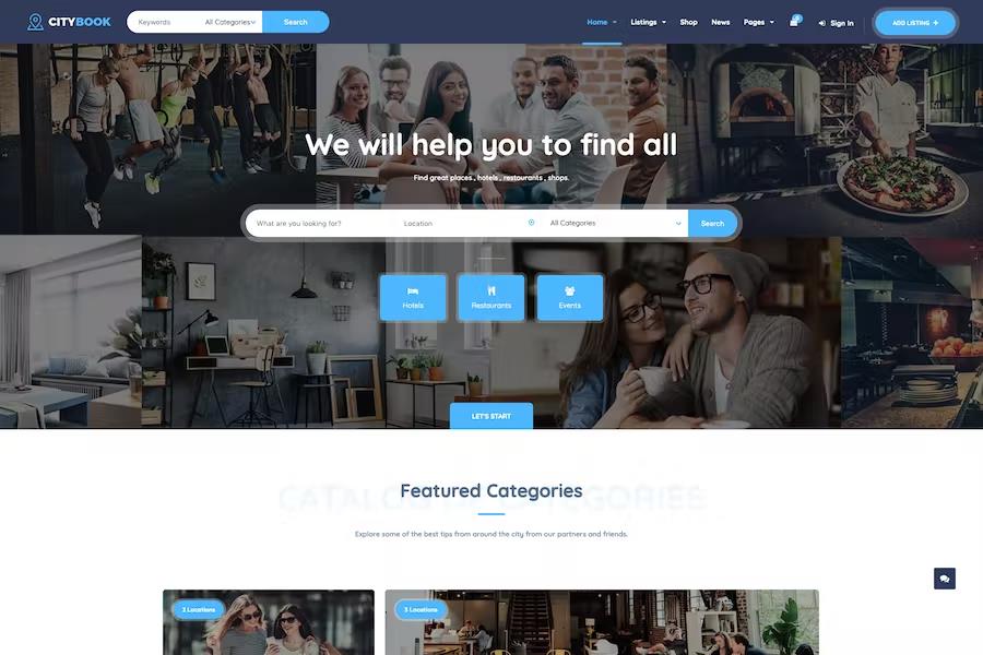 CityBook – Directory & Listing WordPress Theme 2.5.5