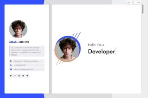Deebo – Personal Portfolio HTML Template