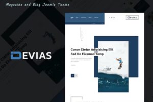 Devias – Blog and Magazine Joomla Theme