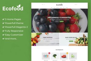 Ecofood – Responsive Organic Store Magento 2 Theme