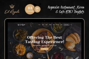 Elroyale – Restaurant & Cafe HTML5 Template