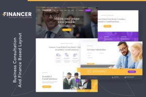 Financer – Business Consultations Template