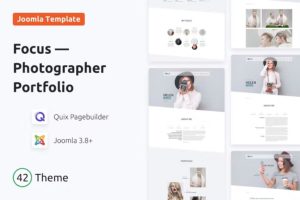 Focus – Photographer portfolio Responsive Joomla Template