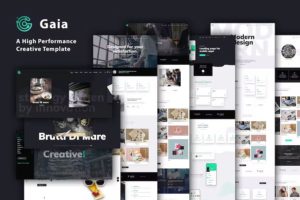 Gaia – A High Performance Creative Template