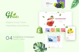 GFruits – Food eCommerce Shopify Theme
