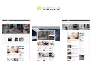 Great – Responsive Magazine News Drupal 9 Theme