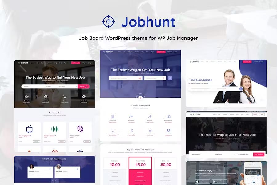 Jobhunt – Job Board WordPress theme for WP Job Manager 2.0.3