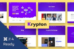 Krypton – Bitcoin Crypto Currency Joomla 4 Template