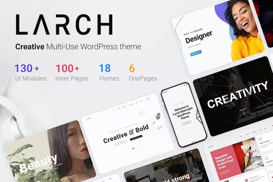 Larch – Responsive Minimal Multipurpose WordPress Theme 2.4