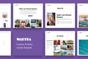 Martha – Creative Portfolio Joomla 4 Template