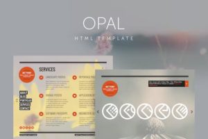 Opal – Minimal Portfolio Template