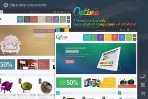 Vina Optima : Multi-Store Joomla 3.x Template