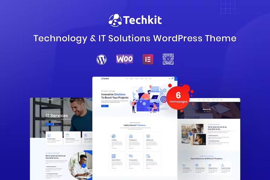 Techkit – Technology & IT Solutions WordPress Theme 1.6