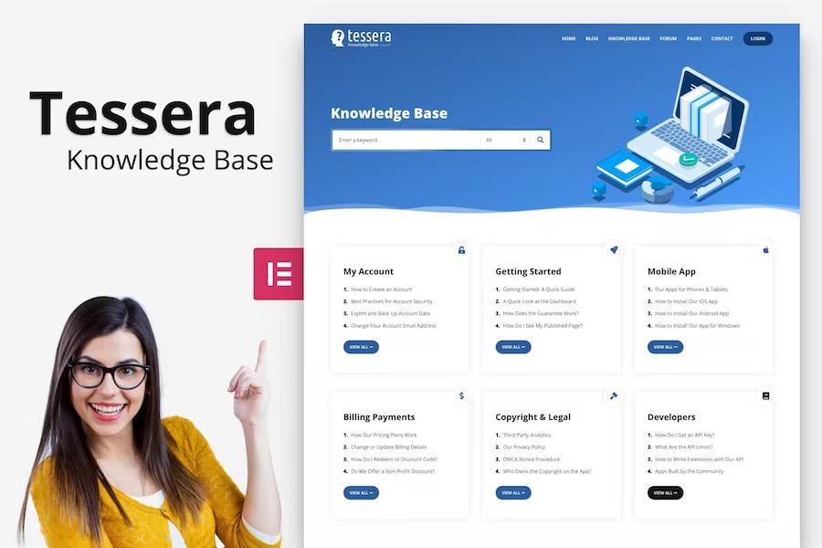 Tessera – Knowledge Base & Support Forum WordPress Theme 2.7.1