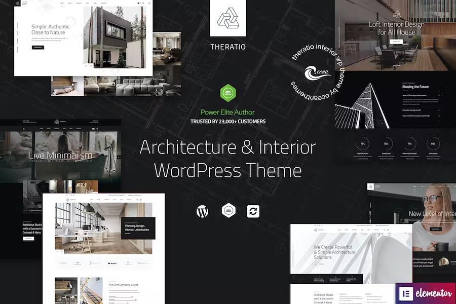 Theratio – Architecture & Interior Design Elementor WordPress Theme 1.3.5