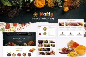 Waffy – Spices, Dry Fruits and Nuts Organic shop Shopify Theme