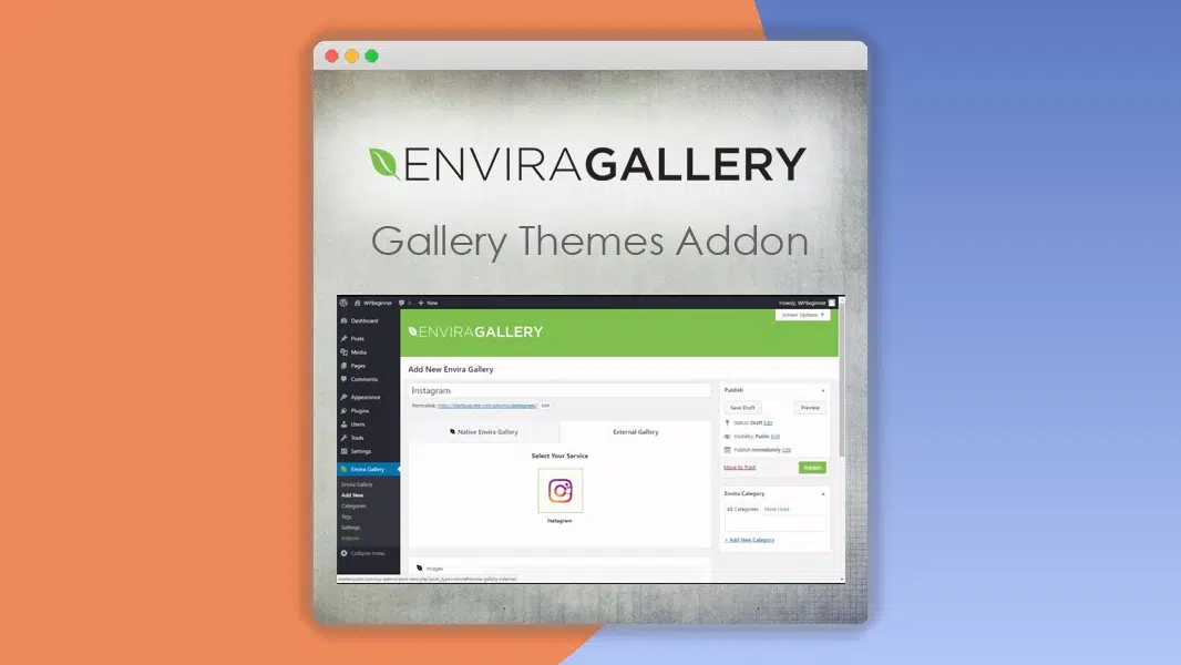 Envira Gallery – Instagram Addon 1.6.4