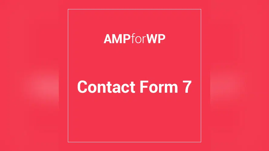 Contact Form 7 for AMP 1.59