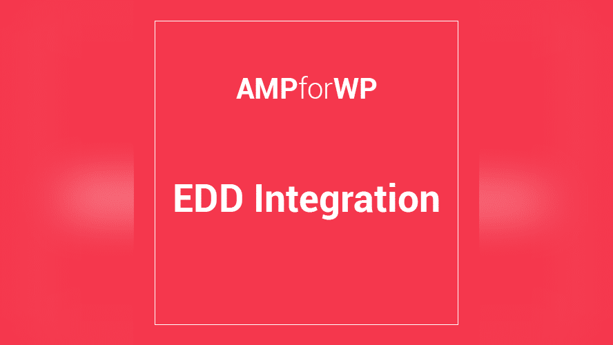 EDD for AMP 1.3.4